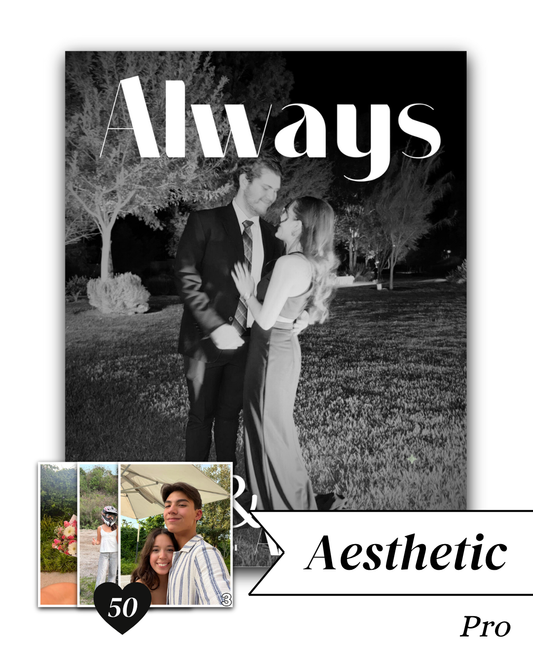 Álbum Aesthetic - PRO 50 Estampas