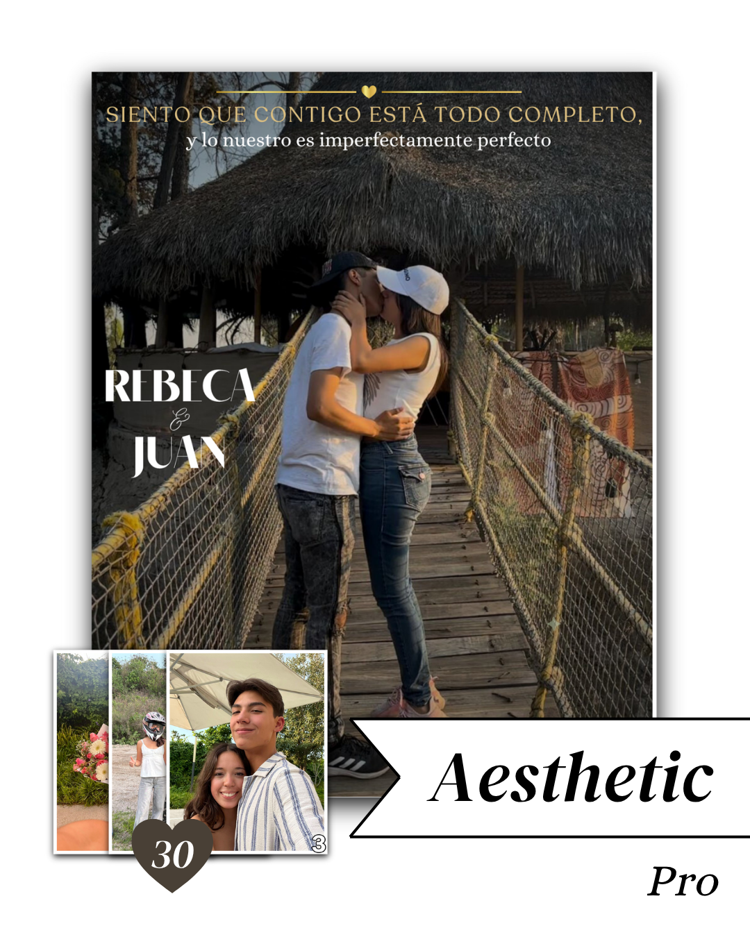 Álbum Aesthetic - PRO 30 Estampas