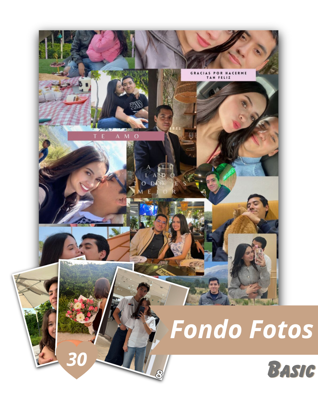 Álbum Fondo Fotos - Basic 30 Estampas