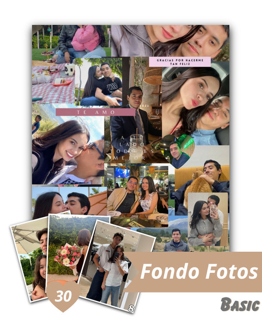Álbum Fondo Fotos - Basic 30 Estampas