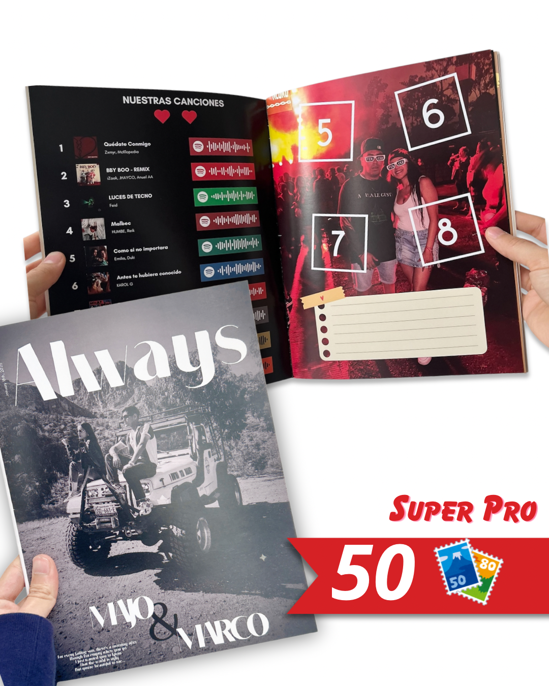 Álbum Fondo Fotos - SUPER PRO 50 Estampas