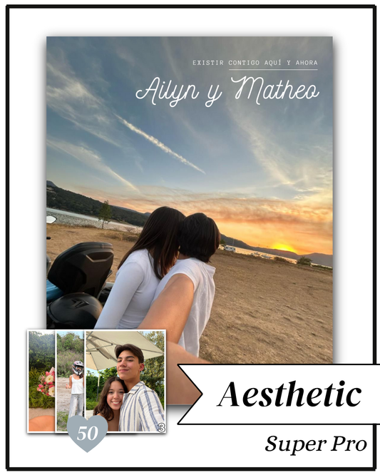 Álbum Aesthetic - SUPER PRO 50 Estampas