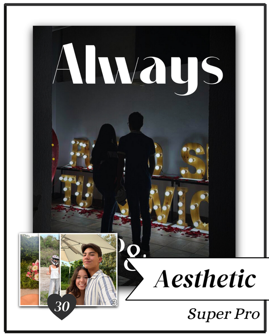 Álbum Aesthetic- SUPER PRO 30 Estampas