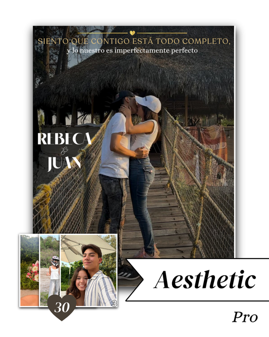 Álbum Aesthetic - PRO 30 Estampas