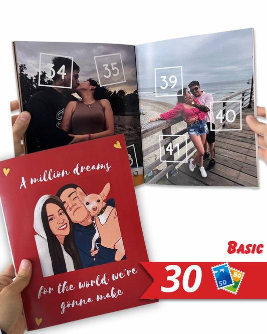 Álbum Fondo Fotos - Basic 30 Estampas