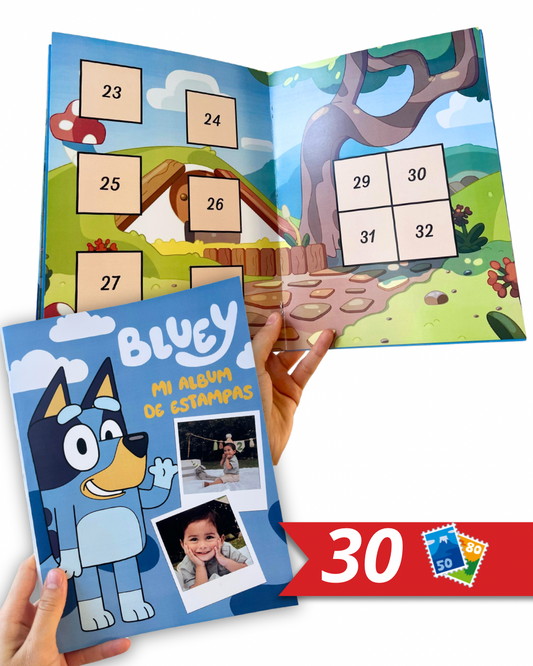 Álbum 30 Estampas "Bluey"